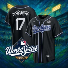 Hot! Ohtani #17 DG World Series Kanji 2025 Stitched Jersey For Fan