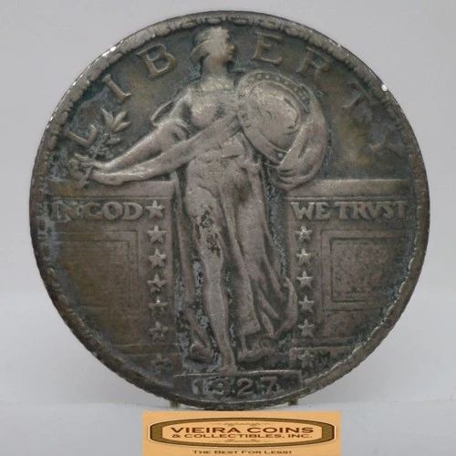 1927 Standing Liberty Silver Quarter - #C58038NQ