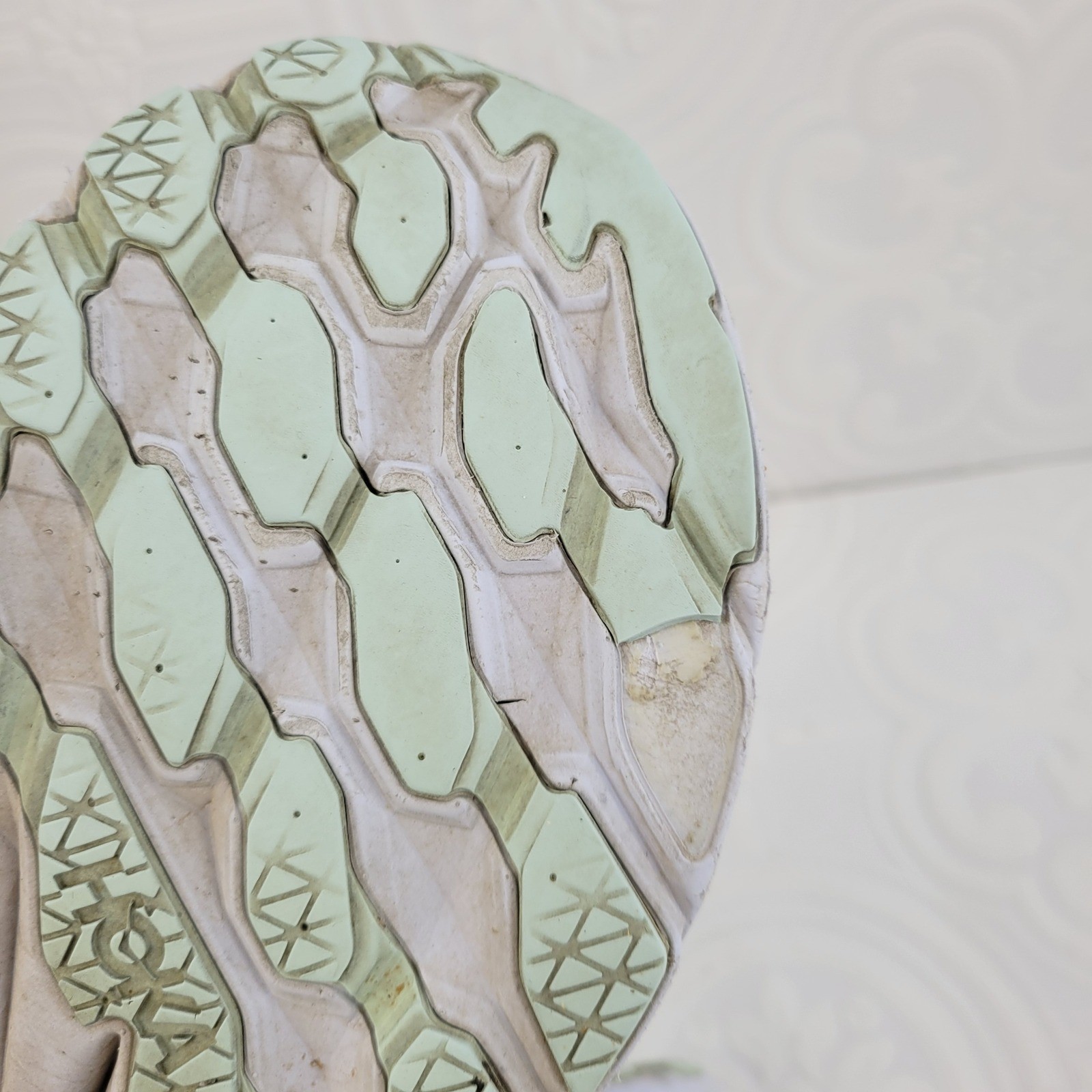 Hoka One One Clifton 8 Womens 9.5 Wide Blue Orange Running Shoes 1121375 thumbnail 13