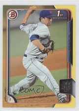 2015 Bowman Prospects Yellow TJ Chism #BP77 0w8