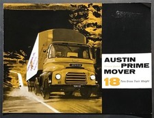 AUSTIN PRIME MOVER 18 Tons Gross Train Weight Sales Brochure 1961 #2042