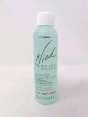Nick Chavez Advanced Plump N' Thick Expander Thickening Elixir 4 oz NEW SEALED