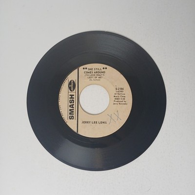 Jerry Lee Lewis   She Still Comes Around / Slipping Around 45 rpm record Promo