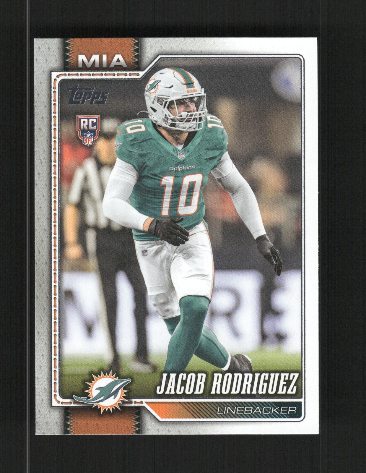 2026 Topps Flagship Jacob Rodriguez #378 - RC Miami Dolphins
