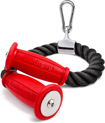 #ad Ergonomic Tricep Rope 30” Non Slip Cable Attachment Wrist Pressure Relief $38.58