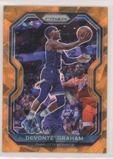 2020-21 Panini Prizm Orange Ice Prizm Devonte' Graham #73 4m3