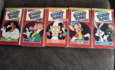 Golden Age of Looney Tunes VHS Vol 2-5 Vol 10 Tex Avery Bob Clampett Bugs Bunny