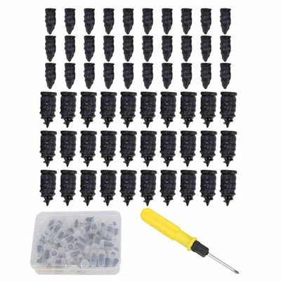 NEW 61x Car Tubeless Vacuum Tyre Puncture Repair Kit Screw Nails Tire Patch Plug