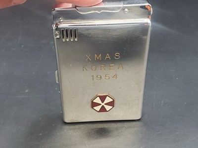 HADSON Automatic Combination Lighter~181 Sig Co Depot 1954 Christmas in Korea