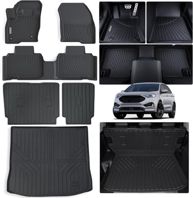 #ad #ad Floor Mats amp; Trunk Mat amp; Backrest Mat for 2015 2024 2025 Ford Edge 5 SeatsTPE A $160.00