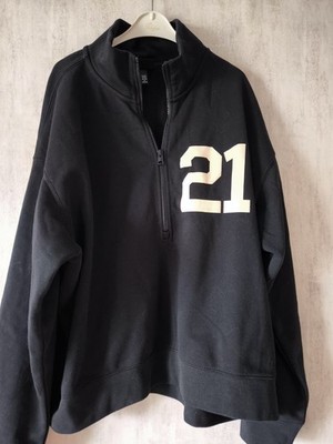 neuw. Tolles H&M Sweatshirt Stehkragen  Half zip XXL Unisex ca 46 Sweater