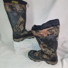 Mossy Oak Break Up Camo Hunting Scent Blocker Boots Over Calf Size 11.5 Gorpcore