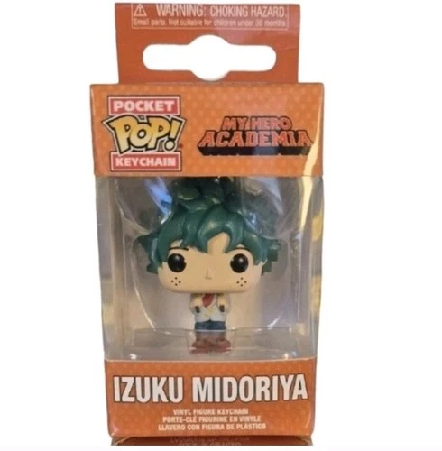 Funko × My Hero Academia IZUKU MIDORIYA Pocket POP Keychain, Multicolor.