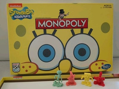 SpongeBob Squarepants Monopoly Complete Game Nickelodeon Edition 2014