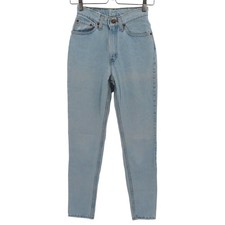VTG Levis Juniors 3 512 Slim Fit Tapered Light Blue Wash Denim Jeans 1993 90s