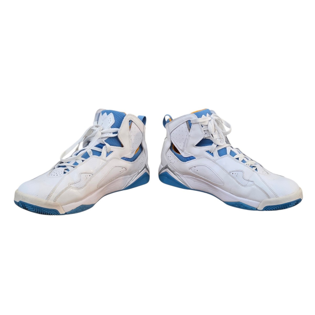 Nike Air Jordan True Flight Sneakers 342964-171 White Taxi University Blue 11 Nike Mens Air Jordan True Flight 342964-171 White Basketball  main image 2