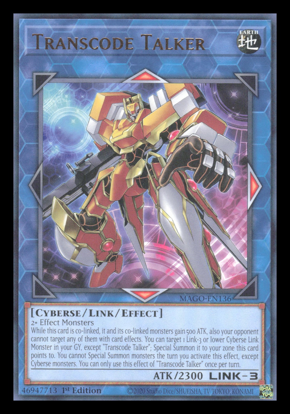 Yu-Gi-Oh Transcode Talker Maximum Gold #MAGO-EN136 1st Edition
