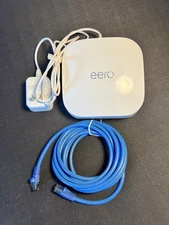 Eero Pro 6E Tri-Band Mesh Wi-Fi Router with OEM Power Cable Cord used S010001