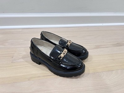 Sam Edelman Kids  Teo Platform Loafers Black Patent US 3M / EU 35 NWOT