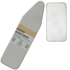 Ironing Board Cover and Pad, 15 x 54 Inch Standard Size, Extra Thick Padding,...