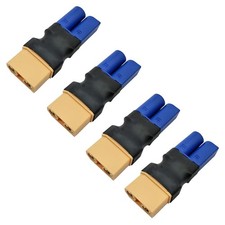 Connector Adapter 4pcs XT90 Female to EC5 Male for RC FPV Drone RC Car Battery