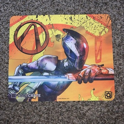 BORDERLANDS 2 Zero Assassin Game OversizeMat Mouse Pad Loot Crate 2015 Exclusive