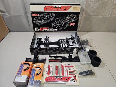 TEAM Corally F1 Electric RC 1/10 2wd Car W/New Tires & Accessories RARE NEW 