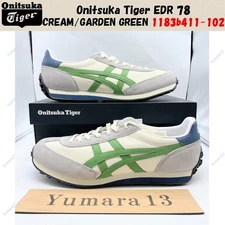 Onitsuka Tiger EDR 78 CREAM/GARDEN GREEN 1183b411-102 Unisex Size