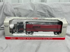 CASE IH Peterbilt 379 Tractor and Van Trailer Truck 1:64 NIB Spec-Cast RED Older