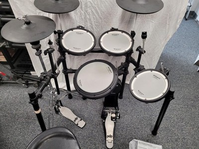 Roland V-Drums TD-07KVX Complete Electronic Drum Kit Open Box W/Throne & Extras
