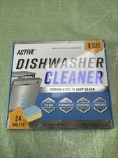 Dishwasher Cleaner And Deodorizer Tablets - 24 Pack Deep Cleaning Descaler... 