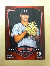 2013 BOWMAN UNDER ARMOUR GRANT HOCKIN BASEBALL FACTORY  ROOKIES