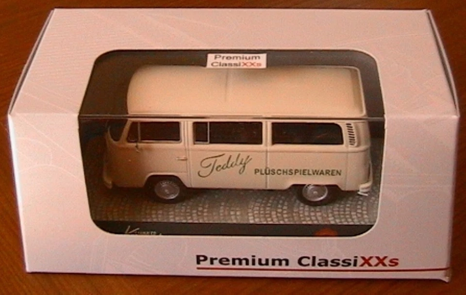 VOLKSWAGEN BULLI VW T2B BUS VETRO TEDDY HERMANN PREMIUM CLASSIXXS 11750 1/43 - Immagine 2 di 4