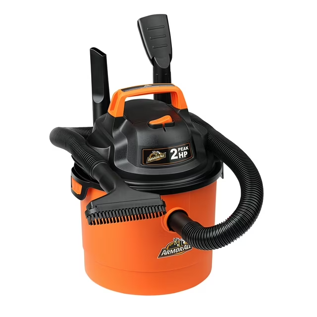 Armor All 2.5-Gallon 2 Peak HP Wet Dry Vacuum Cleaner Model VOM205P 0901