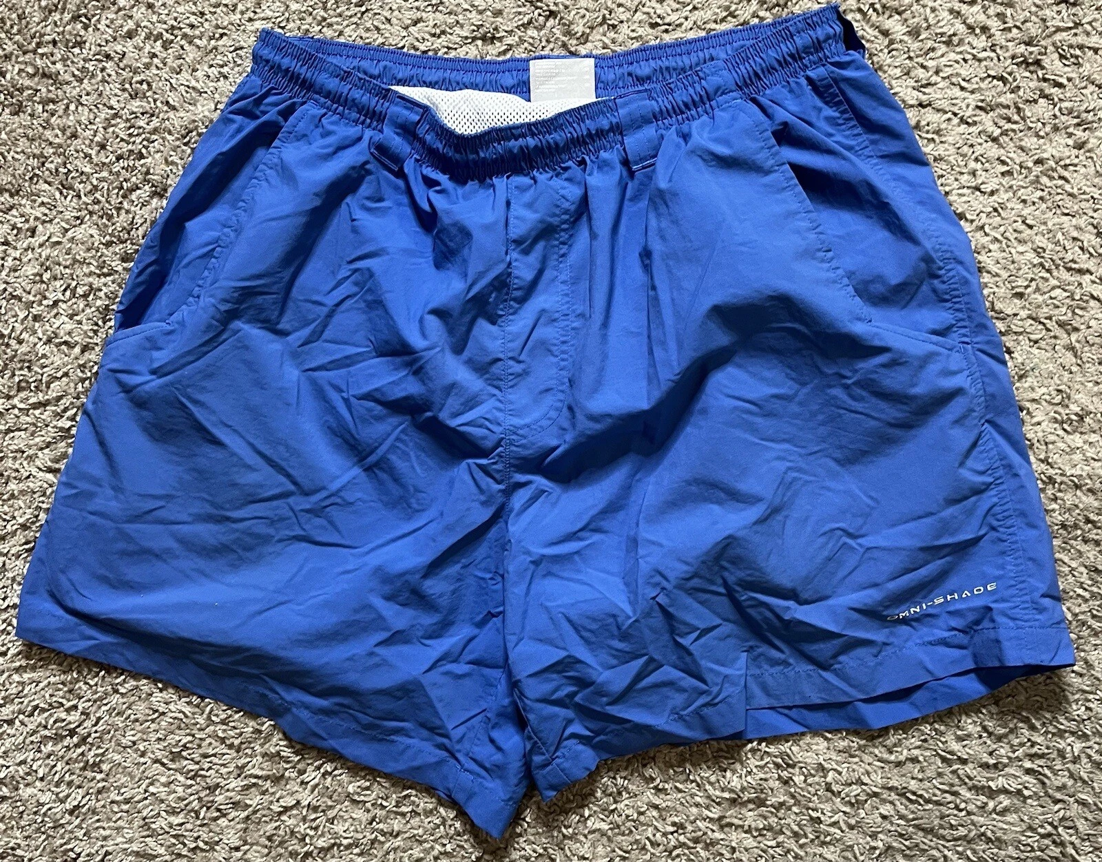 Coulmbia sportswear Omni-shade PFG shorts 6 in mens size M Blue pre owned - product detail image 1