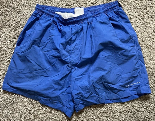 Coulmbia sportswear Omni-shade PFG shorts 6 in mens size M Blue pre owned video thumbnail