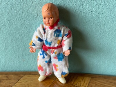 Baby   Caco  Puppe Puppenhaus Puppenstube 1:12 dollhouse flexible doll