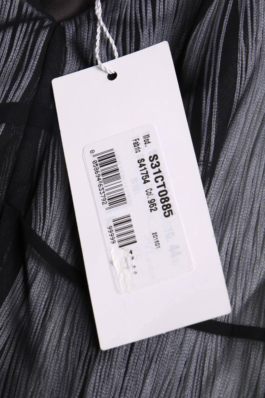 Frange abito Maison Margiela look strato I 44 = D 38 nero NUOVO