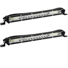 12inch LED 450W Work Light Bar Combo Spot Flood Driving Off Road SUV 4WD ATV