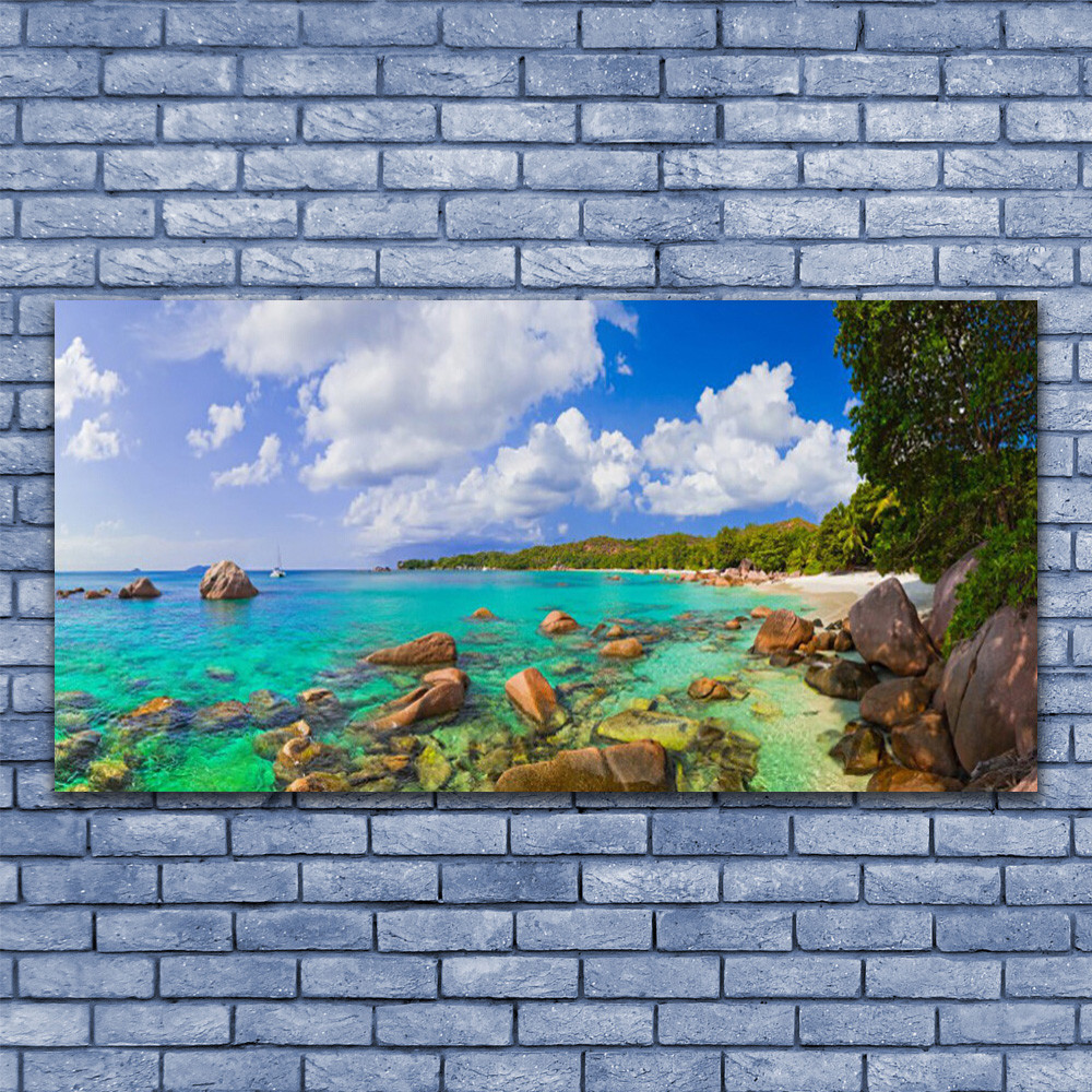 Impression sur verre 140x70 Paysage de Nature pour chambre zen