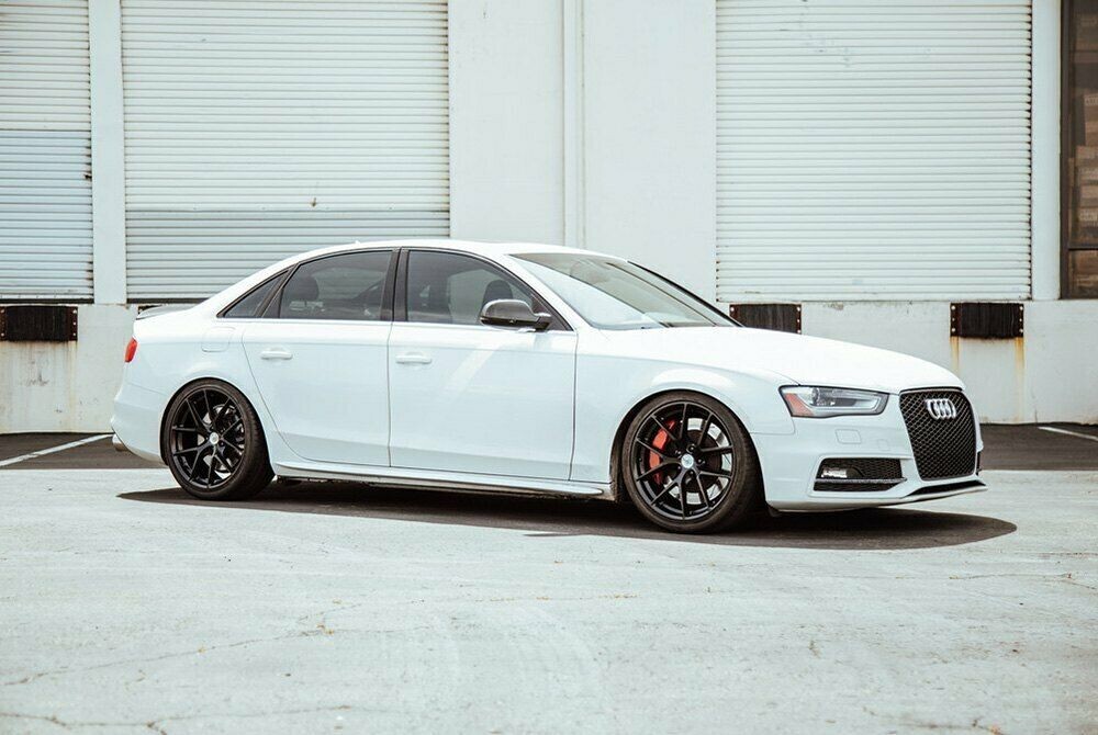 19 Inch Aodhan AFF7 Matte Black Wheels 19x8.5 +35 5x112 Rims