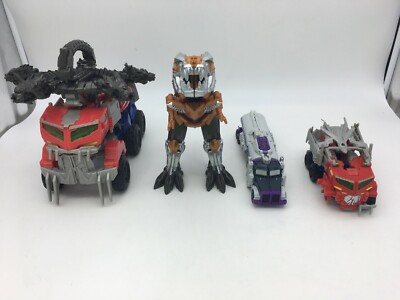 Octane Optimus Transformers Lot of 4 (Optimus Prime Beast Hunter, Grimlock, Octane) | eBay