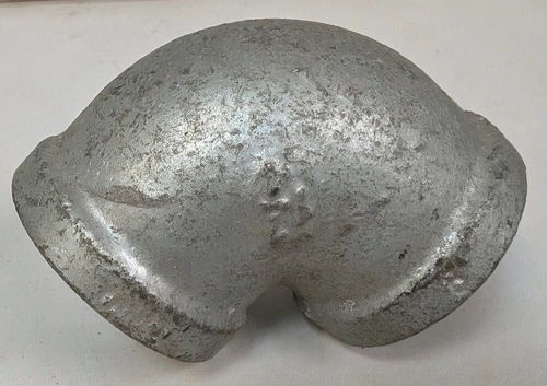 (LOT OF 3) 1-1/4" Galvanized 90° Elbow NPT