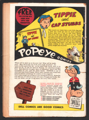 Popeye #12 1950 - Dell -G - Comic Book | eBay