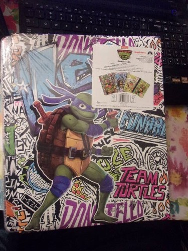 TEENAGE MUTANT NINJA TURTLES~BINDER BUNDLE~MUTANT MAYHEM~2BOOKS~BINDER~FOLDERnew - Picture 2 of 3