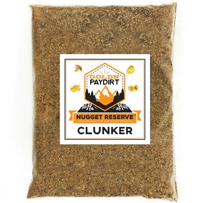 Nugget Reserve Gold Paydirt Clunker Panning Pay Dirt Bag   Gold Prospecting C...