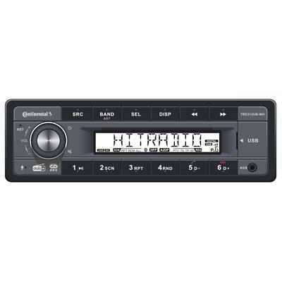 Continental TRD312UB-WH Bluetooth Autoradio DAB Radio USB AUX Retro OEM Look
