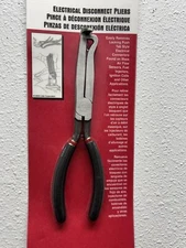 LISLE 37960 Electrical Disconnect Pliers for Push Tab Electrical Auto Connectors