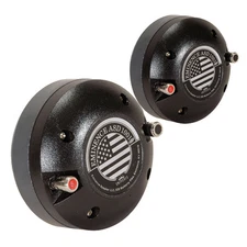 Pair Eminence ASD1001 1" HF Titanium Horn Driver 1-3/8"-18 TPI