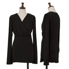 ATSURO TAYAMA Switching Long Sleeve Top Size 38(K-125923)